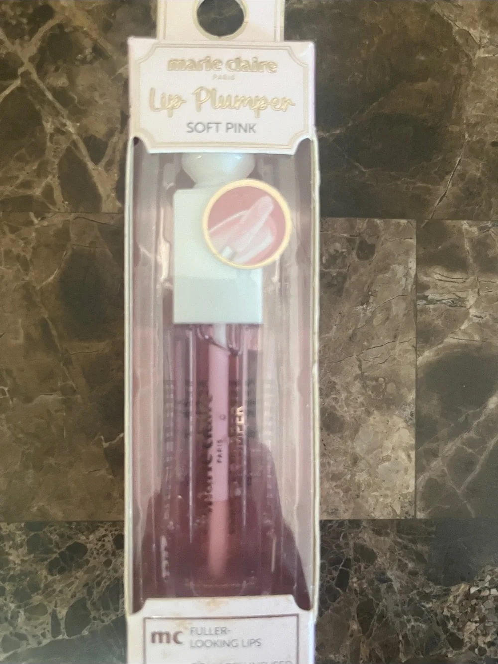 Marie Claire Soft Pink Lip Plumper - Hydrating Gloss